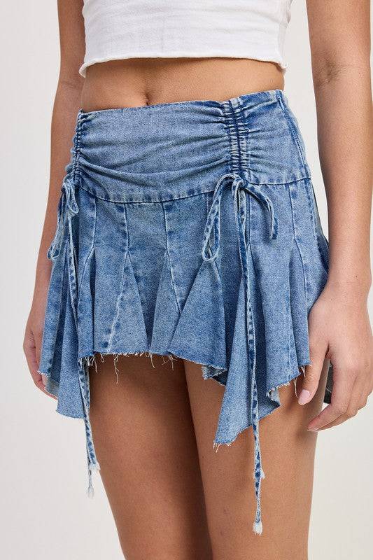 Ruffle Mini Skirt - Aurein
