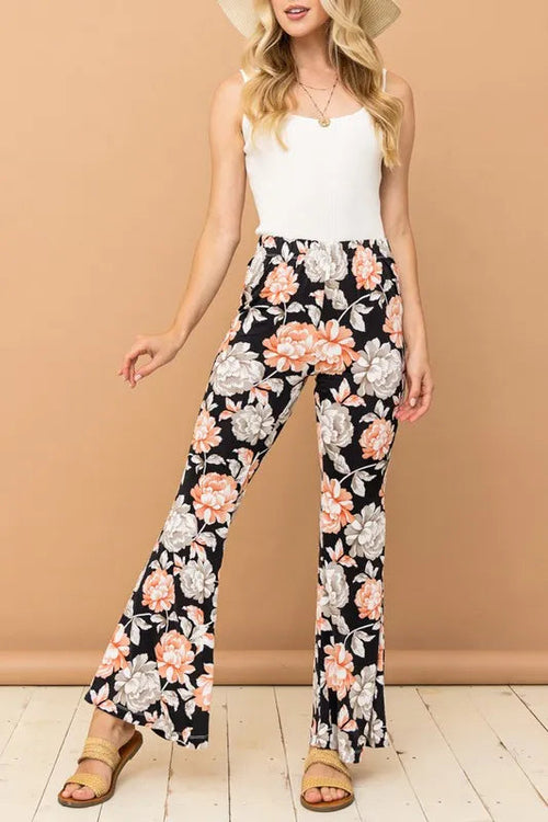 And The Why Wrinkle-Free Stretch Bell Bottom Flare Pants - Aurein