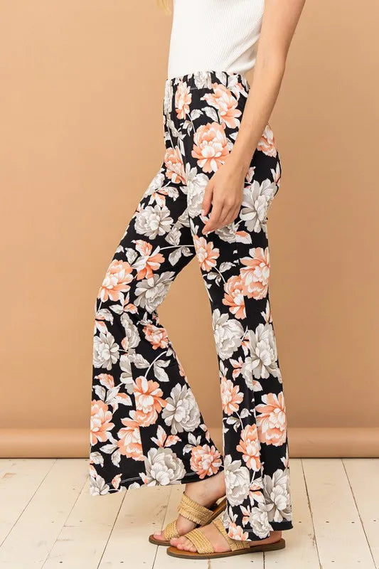 And The Why Wrinkle-Free Stretch Bell Bottom Flare Pants - Aurein